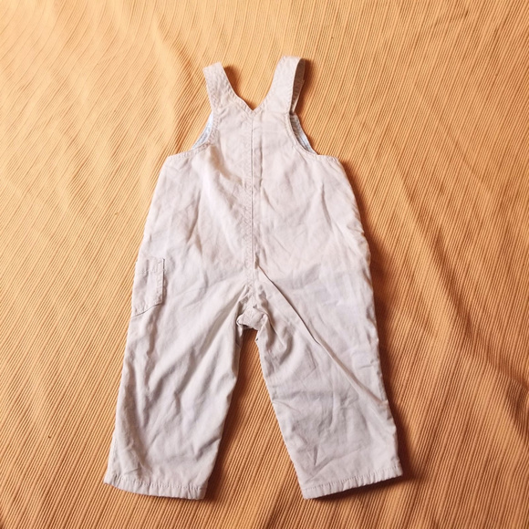 NWT! Children's Place Khaki Overalls size 12 Mos - Picture 2 of 7